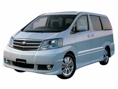 Коврики EVA Toyota Alphard 2002-2008 I (правый руль) с инвалидным креслом